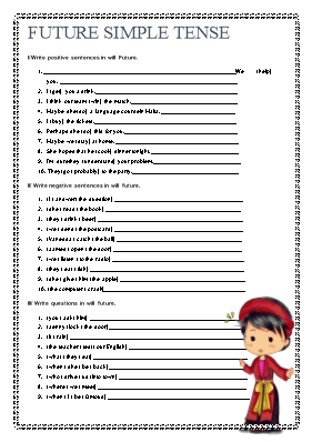 Bài tập thì Tương lai đơn